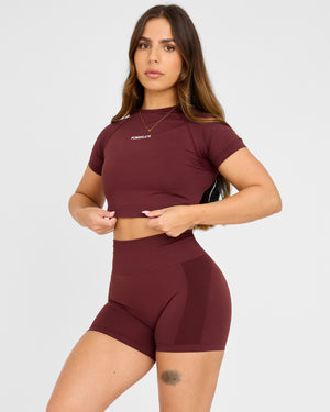 Evolve Nahtloses SS Crop Top
