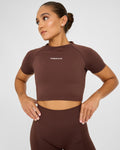 Evolve Nahtloses SS Crop Top