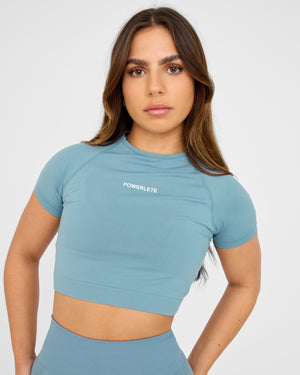 Evolve Sømløs SS Crop Top