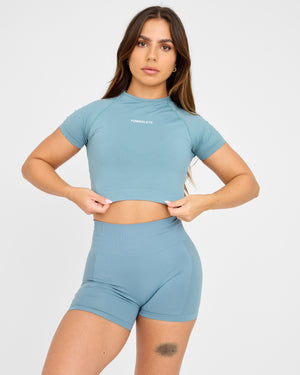 Evolve Sømløs SS Crop Top