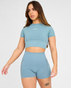 Evolve Sømløs SS Crop Top
