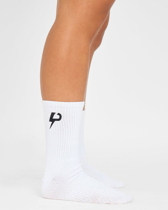 Premium bestickte Logo Crew Socken - hover image