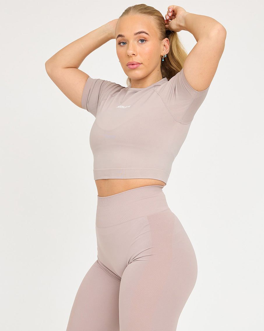 Evolve Nahtloses SS Crop Top