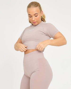 Evolve Nahtloses SS Crop Top