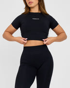 Evolve Crop Top SS senza cuciture